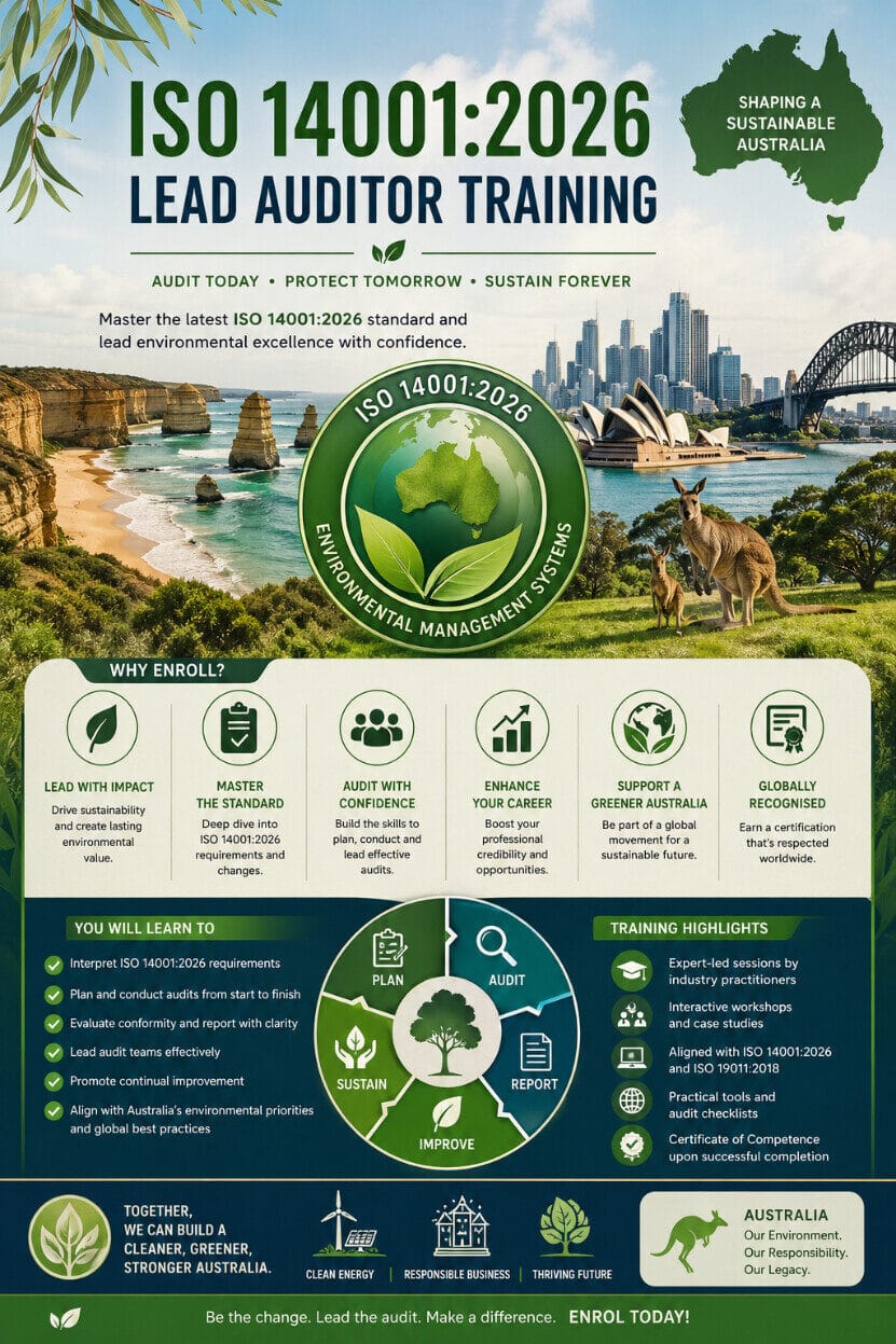 ISO 14001:2026 Migration Lead Auditor Training